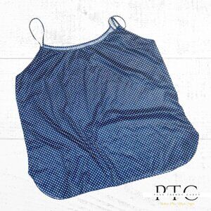 COPY - Petra Fashions Women's Tank Top Camisole Blue and White Polka Dot Size 4x